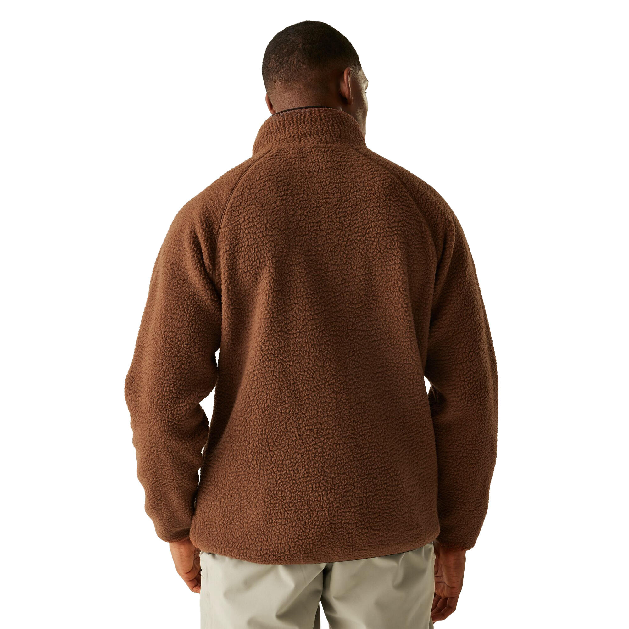 Mens Camber polyester Fleece (Dark Brown) 2/5