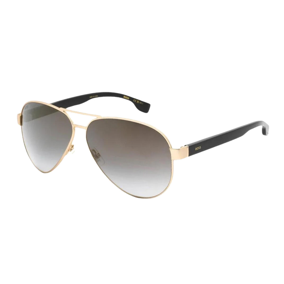 UnifarbenSonnenbrille für Herren Gold 2/2