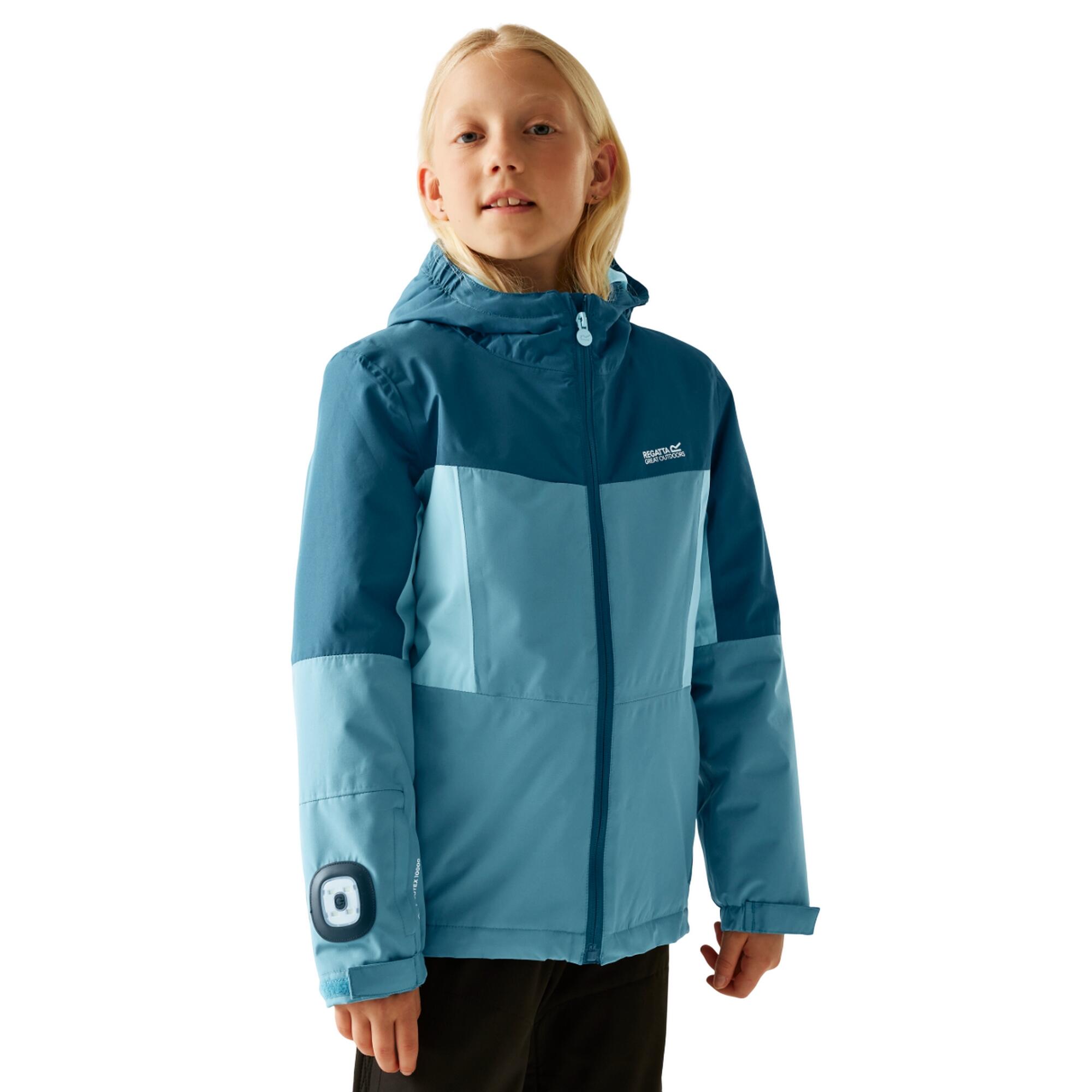 Childrens/Kids Beamz Insulated Waterproof Jacket (Blue) 4/5