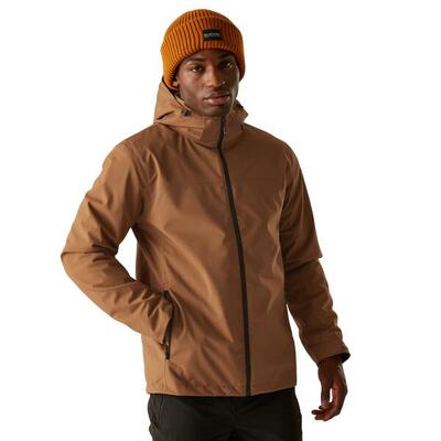 Heren coriver 3 in 1 jas (moer bruin)