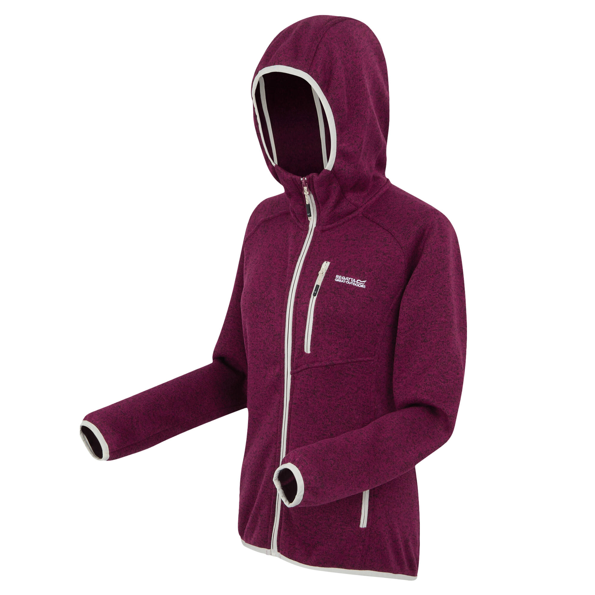 Veste À Capuche NEWHILL Femme (Bordeaux / Vanille Clair) 3/5