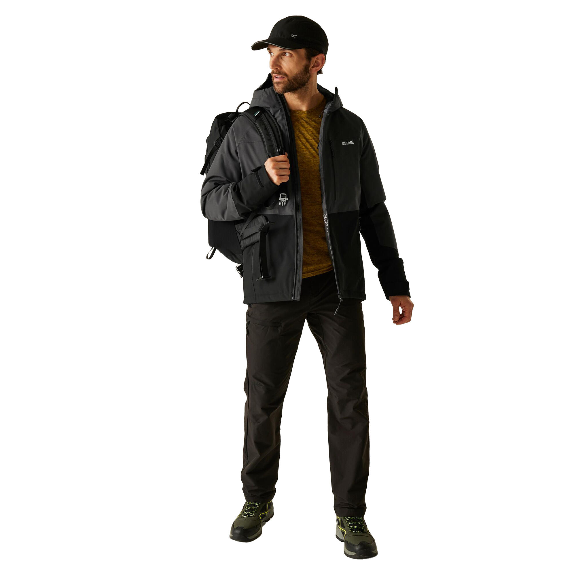 Veste Matelassée HIGHTON Homme (Cendre / Noir) 4/5