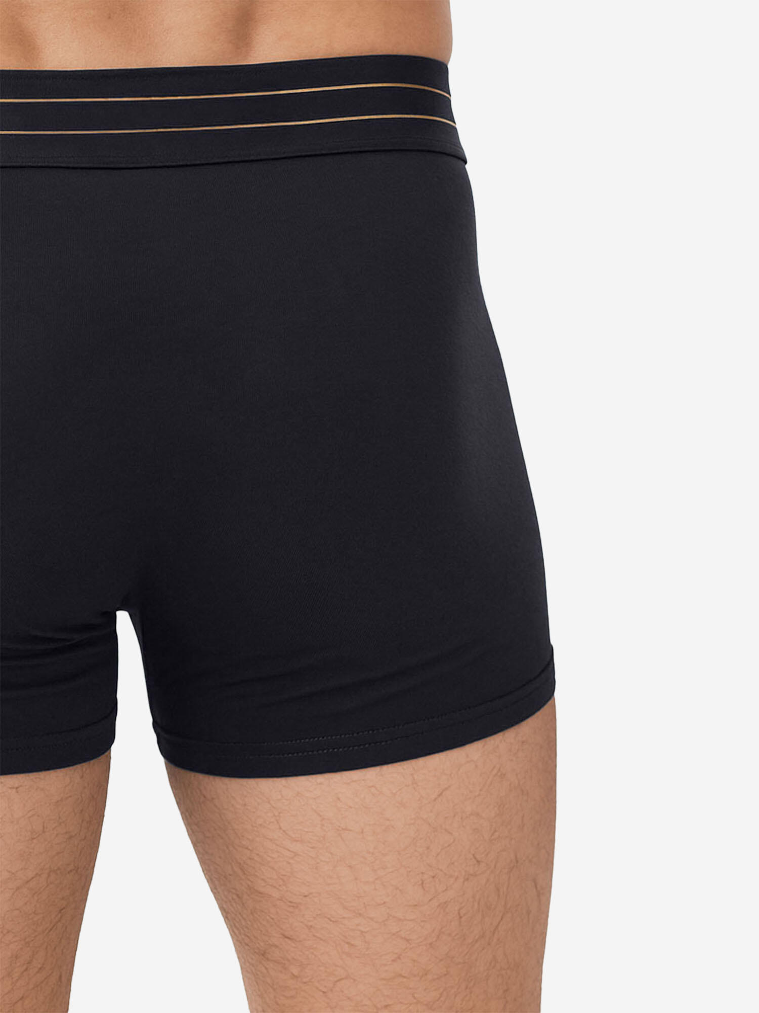 Fußball Retro Boxer eng anliegend atmungsaktiv Herren - Basic Organic schwarz 7/7