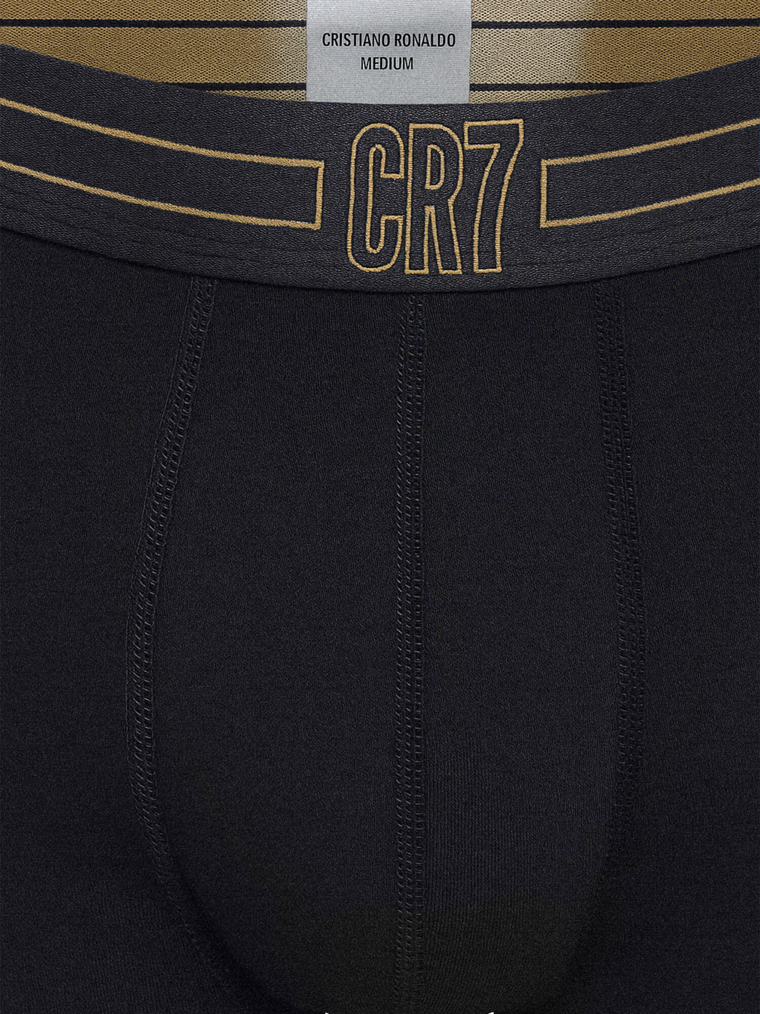 Fußball Retro Boxer eng anliegend atmungsaktiv Herren - Basic Organic schwarz 5/7