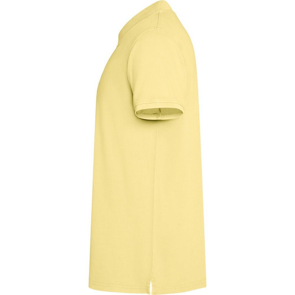 Polo Manches Courtes COBAIN Adulte (Jaune) 3/4