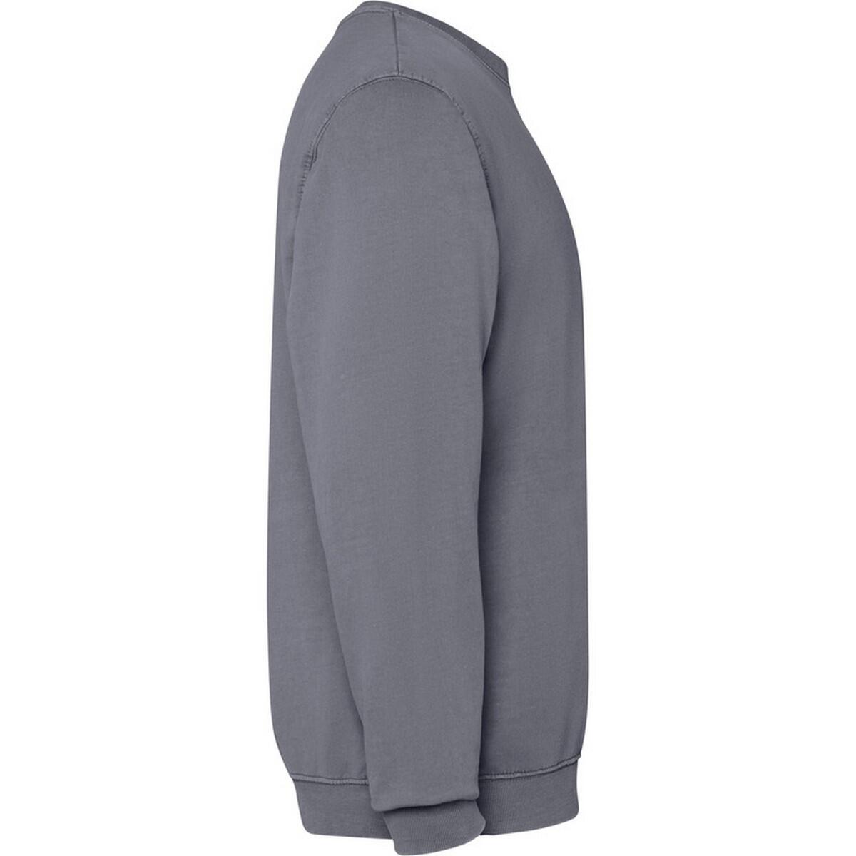Unisex Jaya Crew Hals Sweatshirt voor volwassenen (Donkergrijs) 4/4