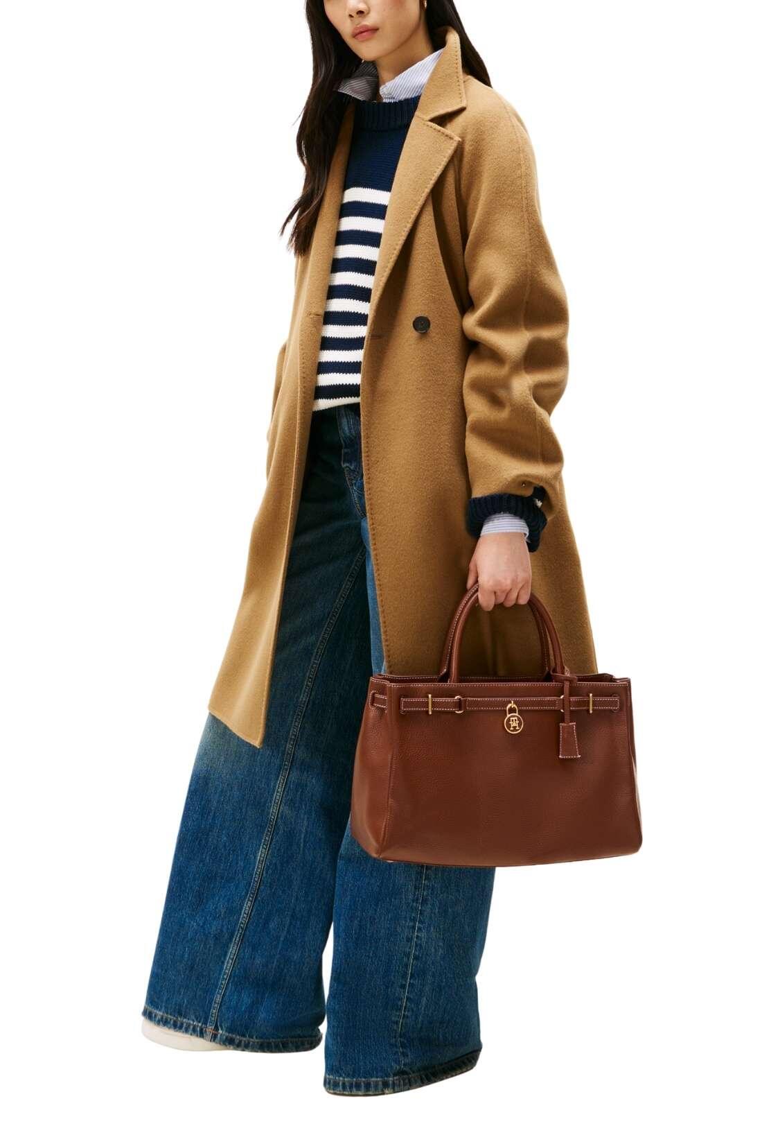 TOMMY HILFIGER Borsa tote donna The American Icon in pelle