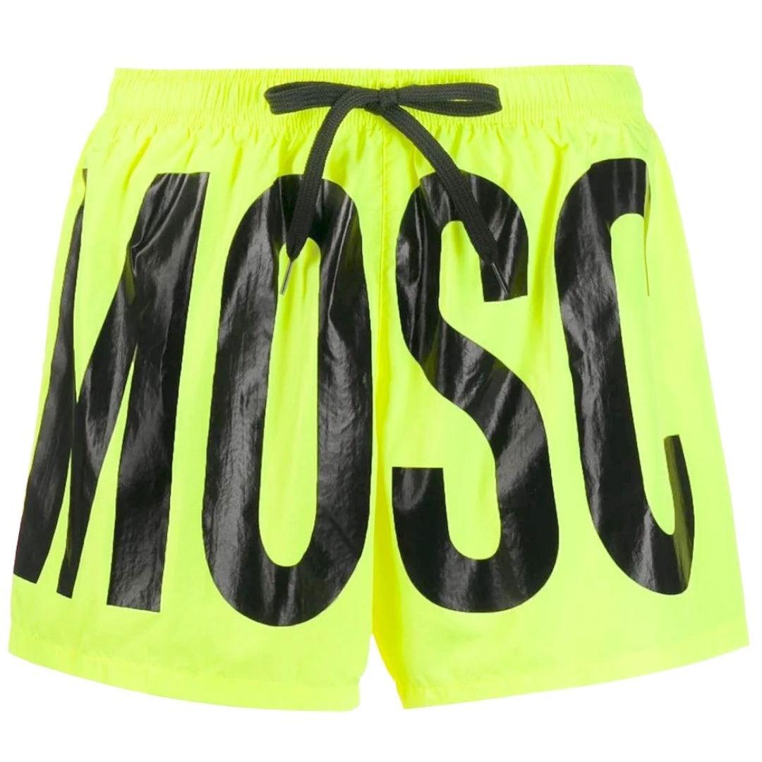 Short De Bain Motif Logo Homme (Jaune) 2/2