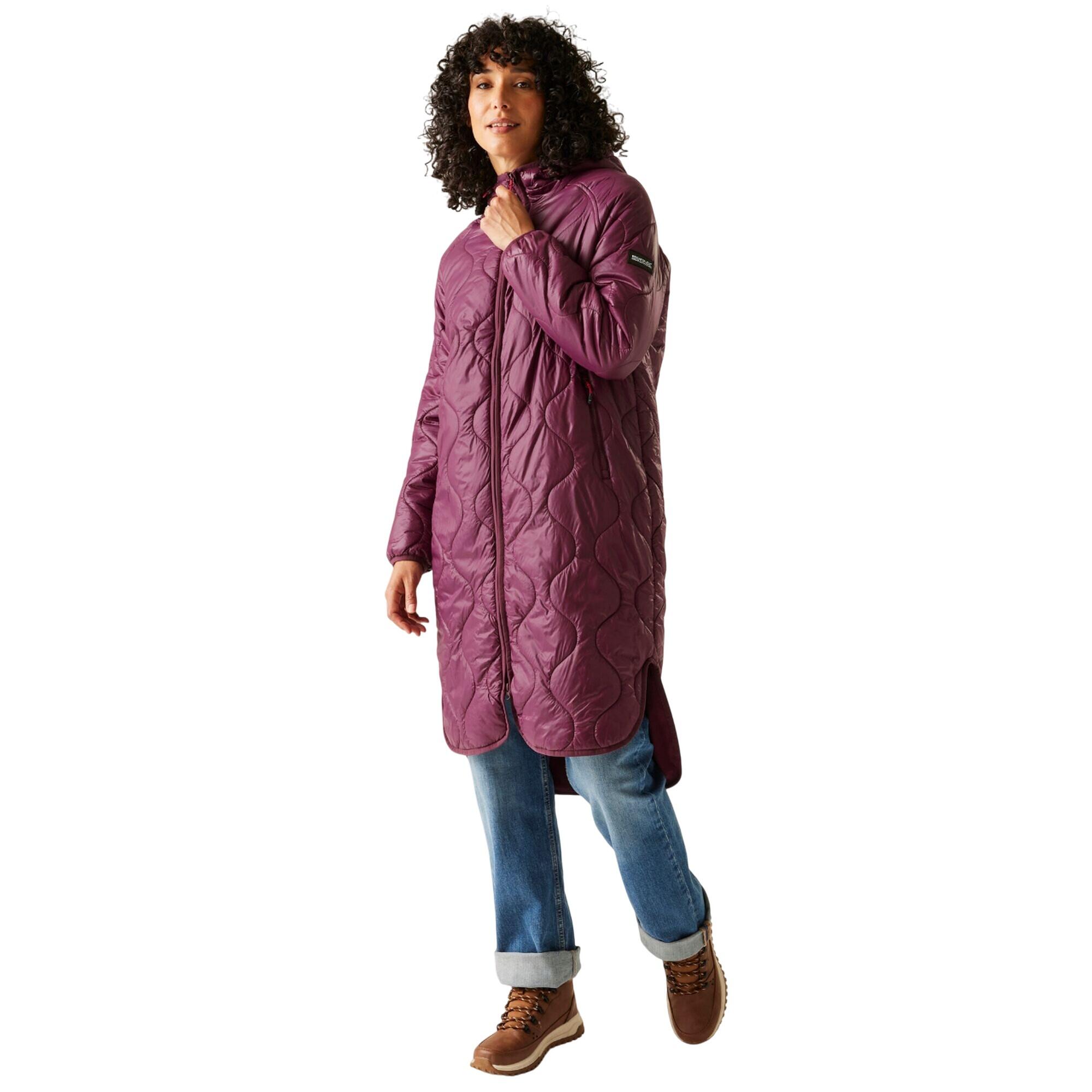 Veste Motif/style Matelassé TRIEA Femme (Figue) 4/5