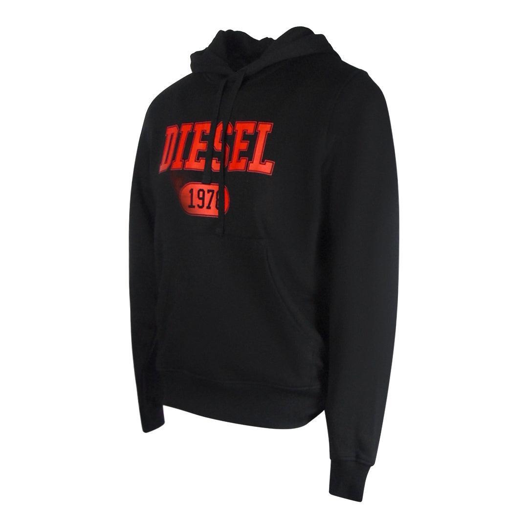 "1978" Kapuzenpullover für Herren Schwarz/Rot 3/3