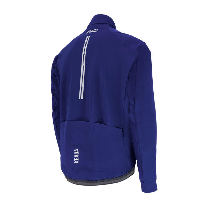 Chaqueta de ciclismo térmica Storm Navy - Mujer 3/4