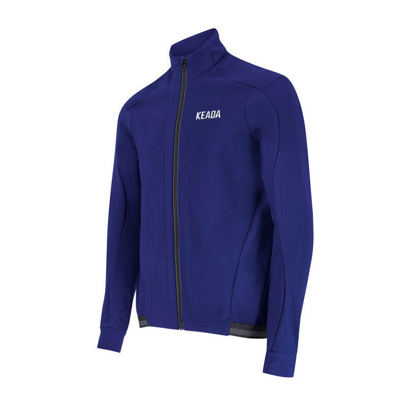 Chaqueta de ciclismo térmica Storm Navy - Mujer 2/4