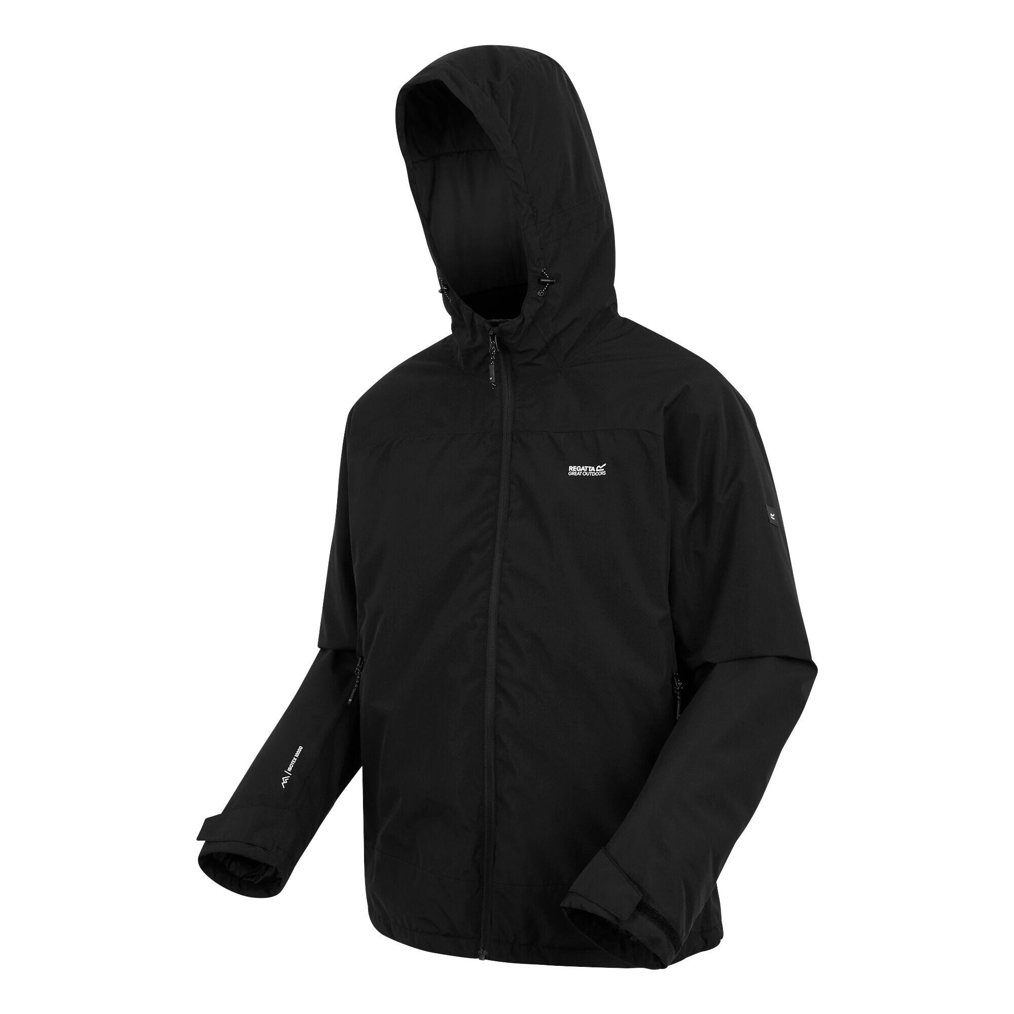 "Caspen" Jacke, wasserfest für , Isoliert Herren Schwarz 3/5