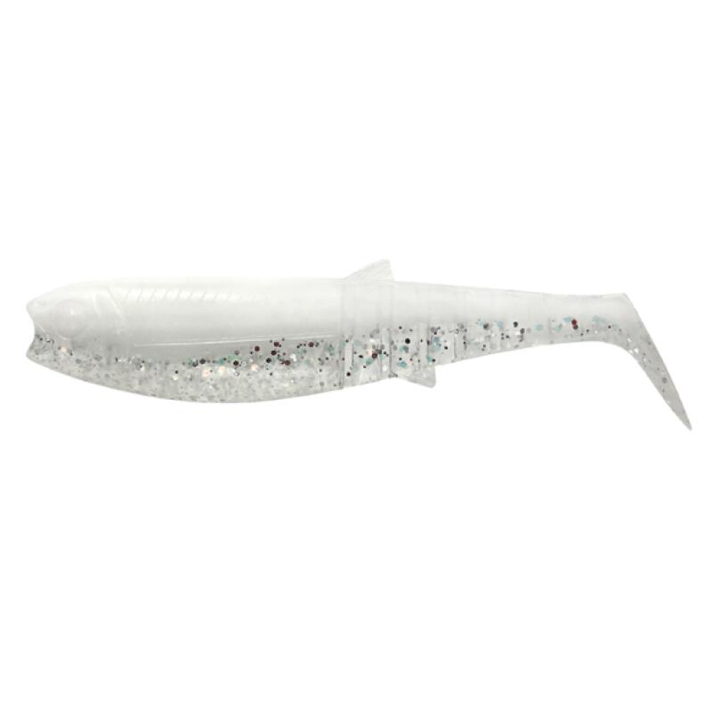 SHAD SAVAGE GEAR CANNIBAL 8 CM / 5G WHITE FLASH 5 BUC / PLIC