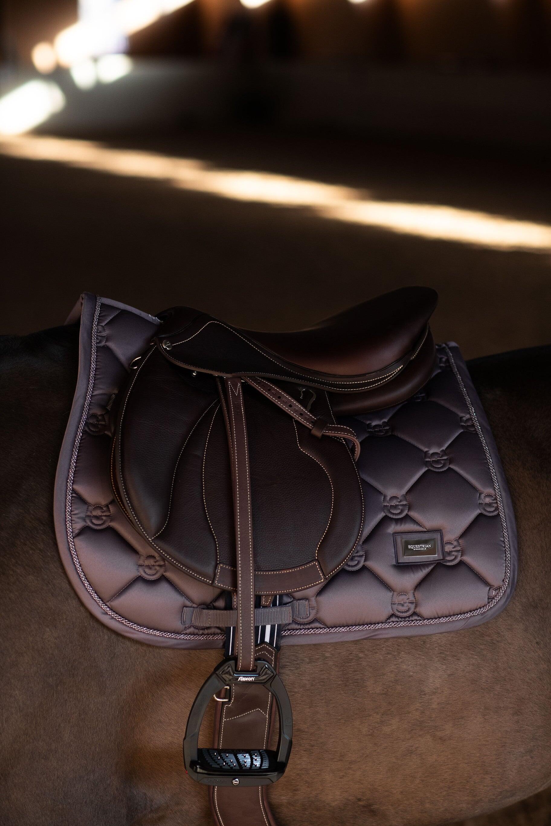 Tapis de selle Dark Violet MIXTE - Equestrian Stockholm 2/5