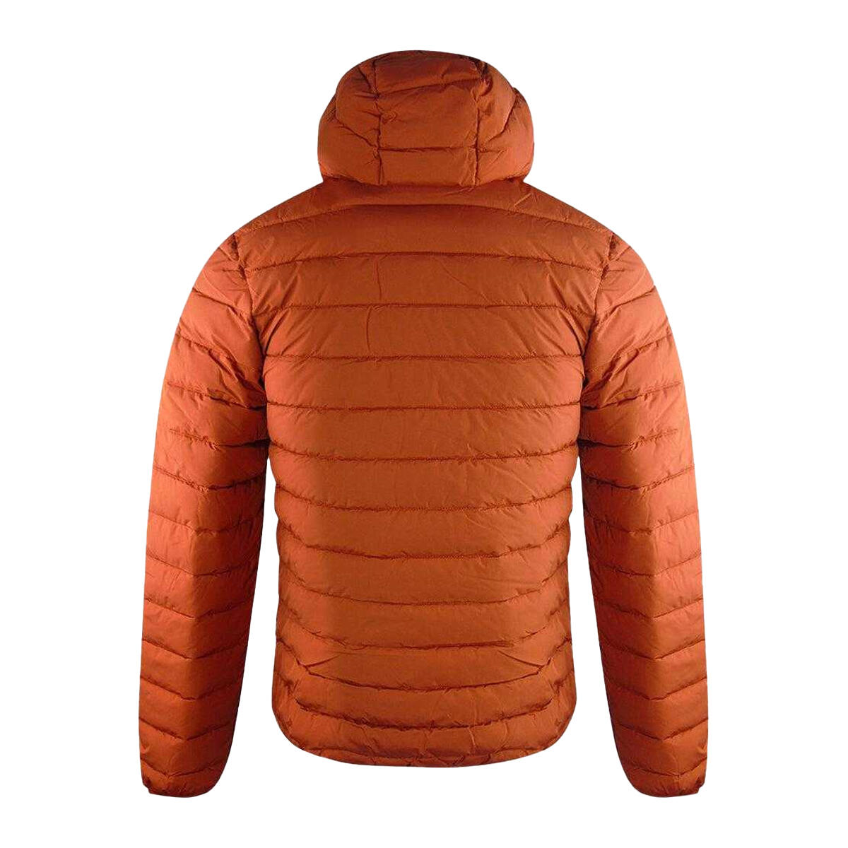 Mens Hooded Active Padded Jacket (Rust Orange) 2/2