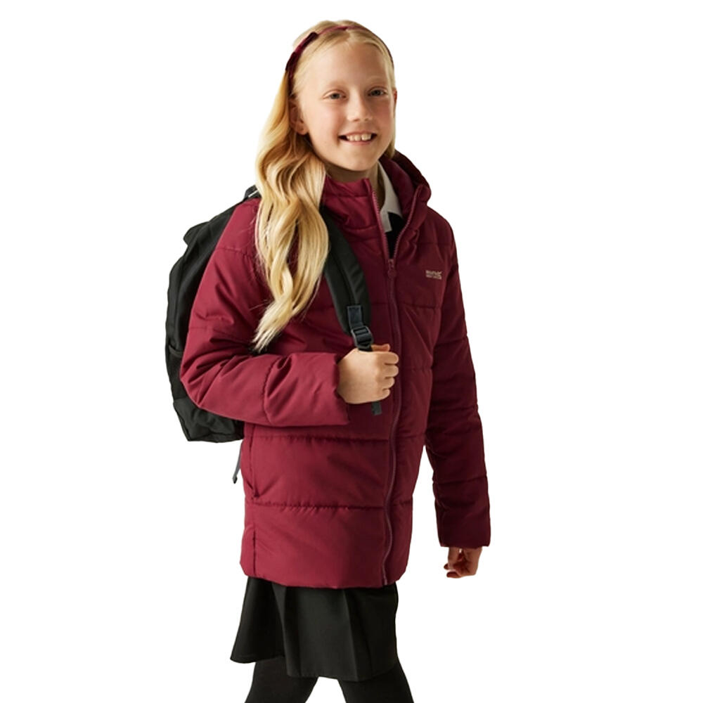 Veste Matelassée HALKNER Enfant (Rouge Sombre) 4/5