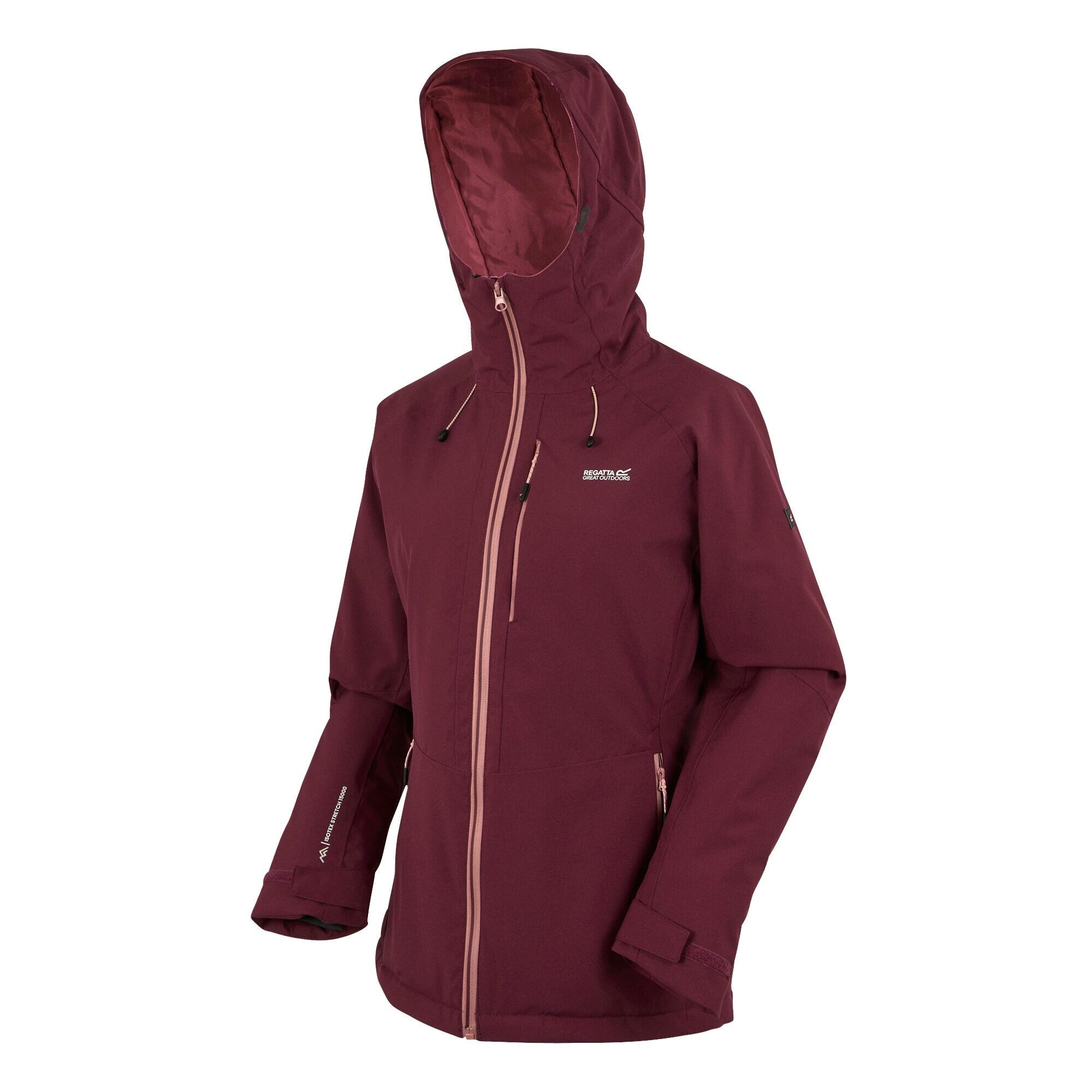 Veste Matelassée HIGHTON Femme (Rouge Sombre) 3/5