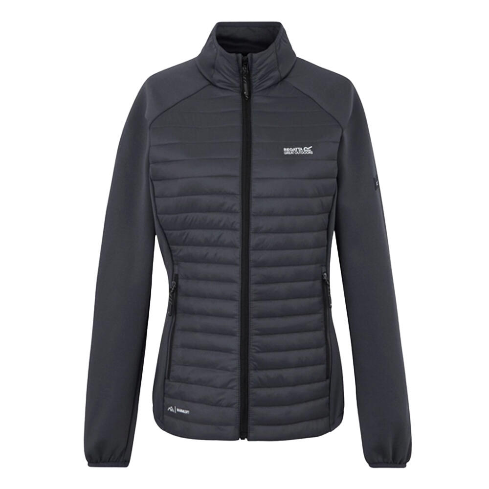 REGATTA Womens/Ladies Clumber Hybrid Jacket (Seal Grey)