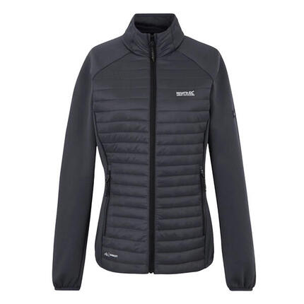Dames Clumber Hybride Jas (Mokka/Zwart)