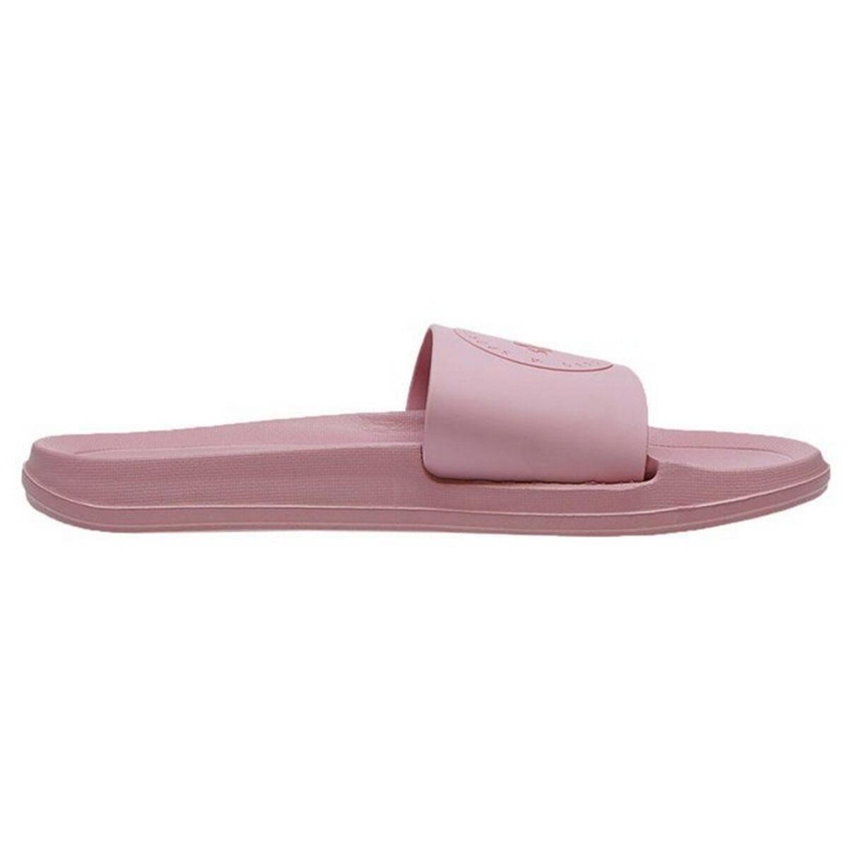Chanclas F045A Diseño Logotipo para Mujer Rosa Oscuro 3/5