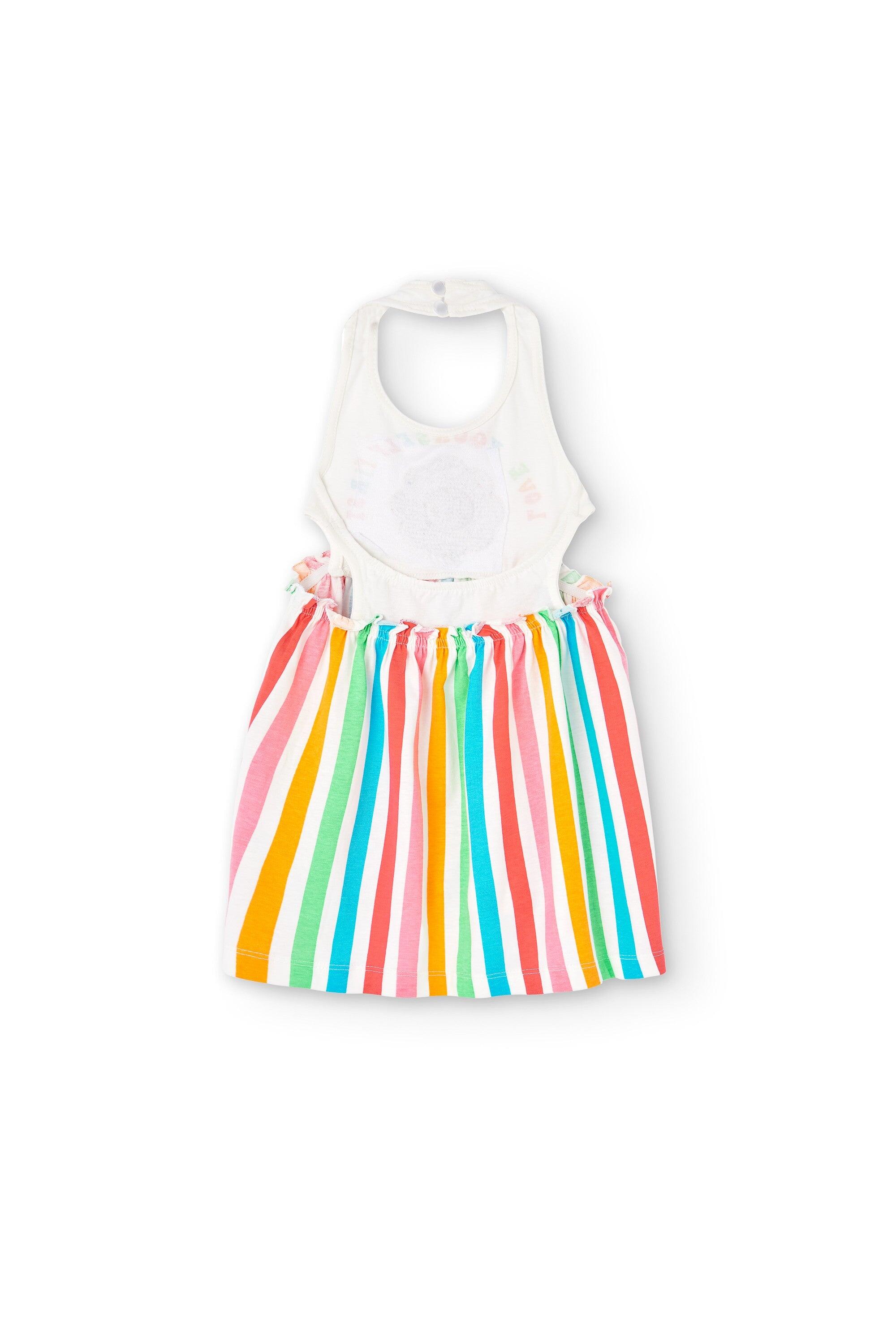 Vestido multicolorido para 2/3