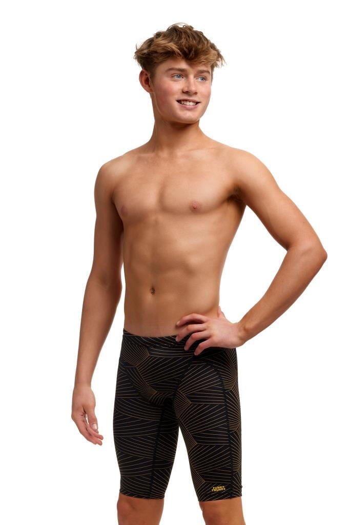 Spodenki FUNKY TRUNKS Gold Weaver - jammery chłopięce 116-128cm/6/UK22 3/7