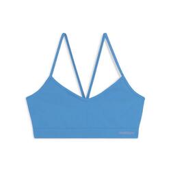 Brassière de sport sans coutures, avec bretelles croisées