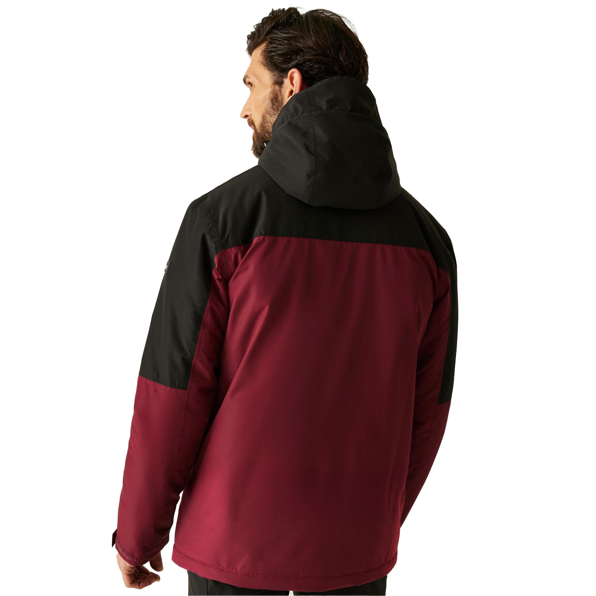 "Thornridge" Jacke, wasserfest für , Isoliert Herren Dunkles Weinrot 4/5
