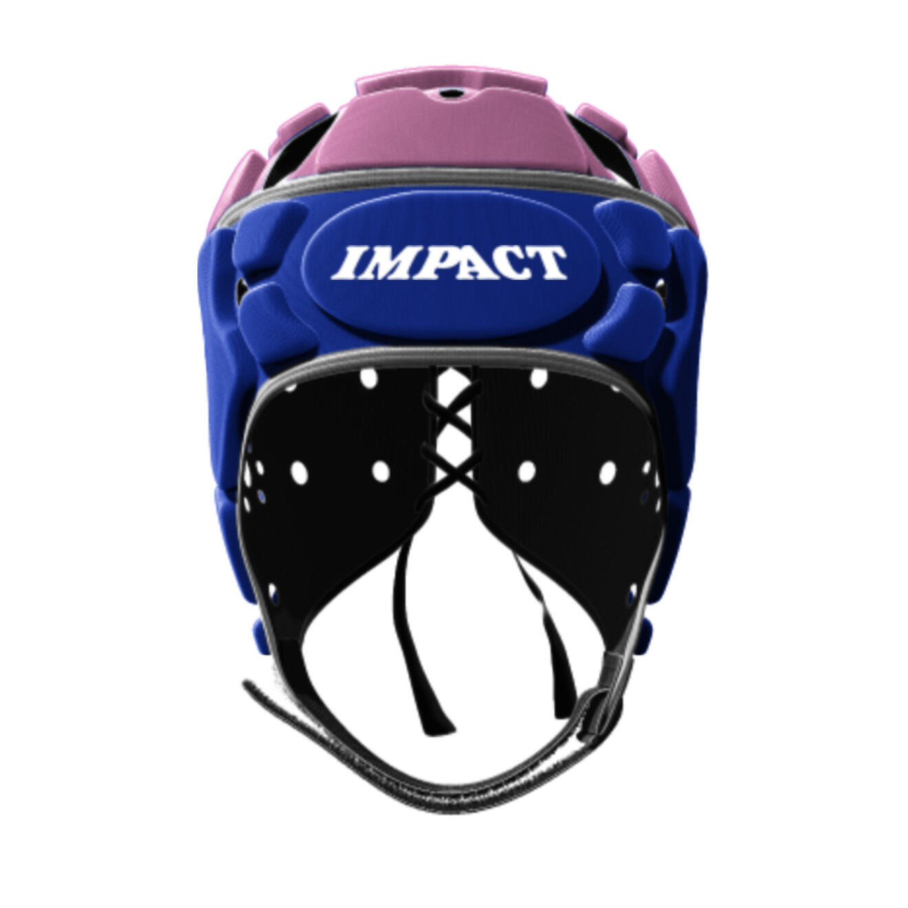 Casco de rugby Impact Brumby Rosa y Azul Real 3/3