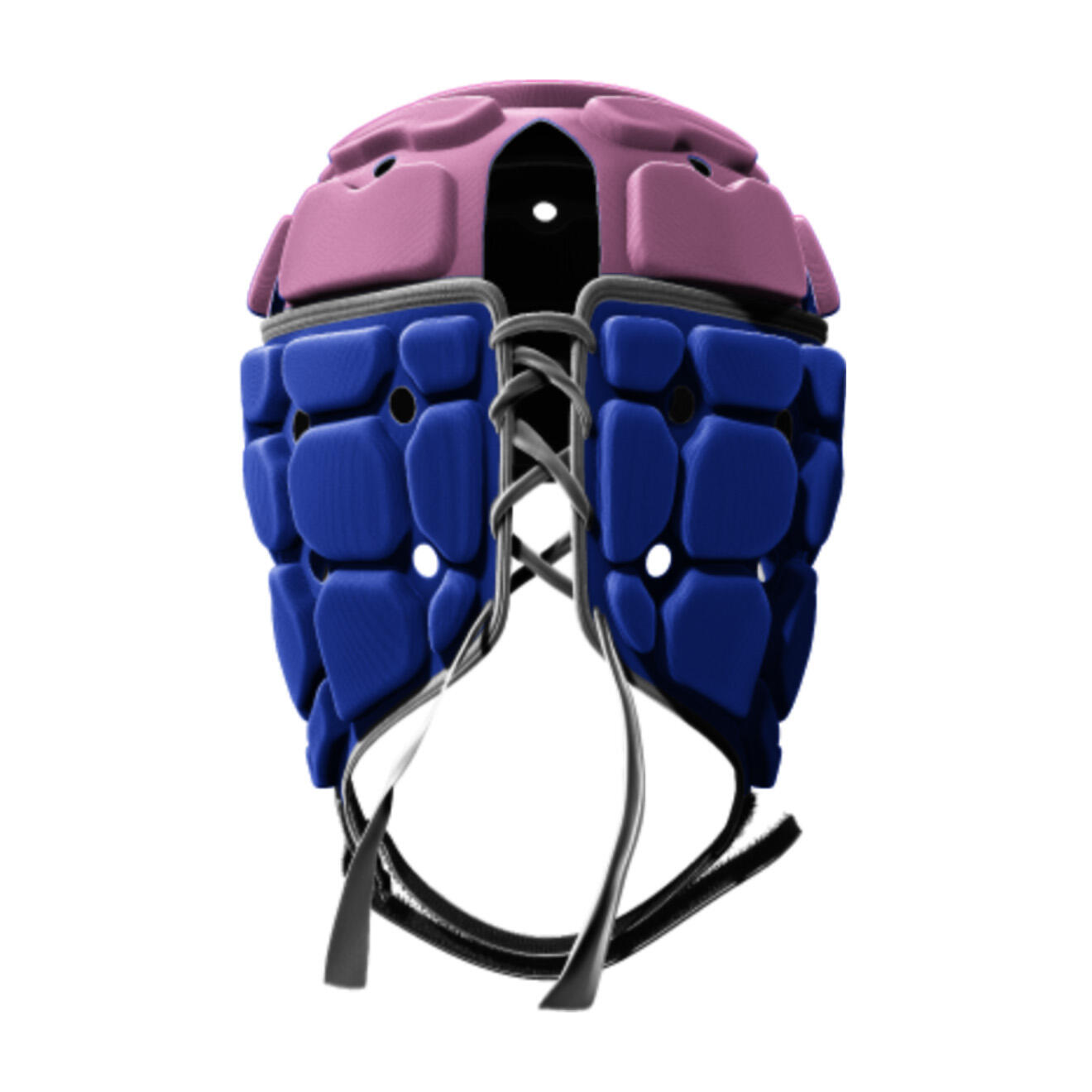 Casco de rugby Impact Brumby Rosa y Azul Real 2/3