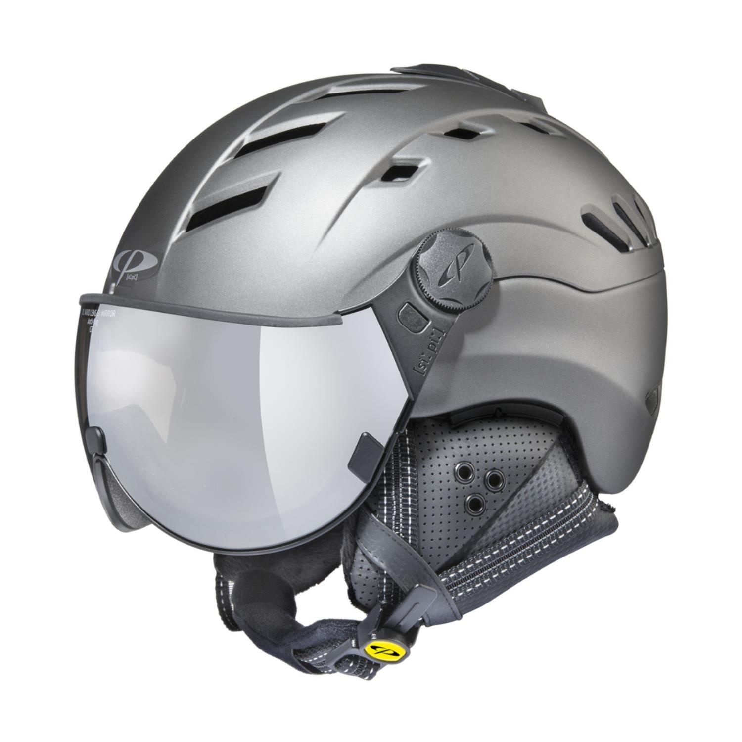 thumbnail: Sneeuw Ski Helm Cover - Grijs Kitten Design, Elastisch, 55-62 Cm - Helmhoes Wintersport