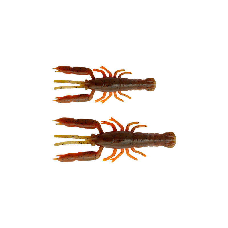 NALUCA SAVAGE GEAR 3D CRAYFISH RATTLING 6,7 CM/2,9G BROWN ORANGE, 8 BUC / PLIC