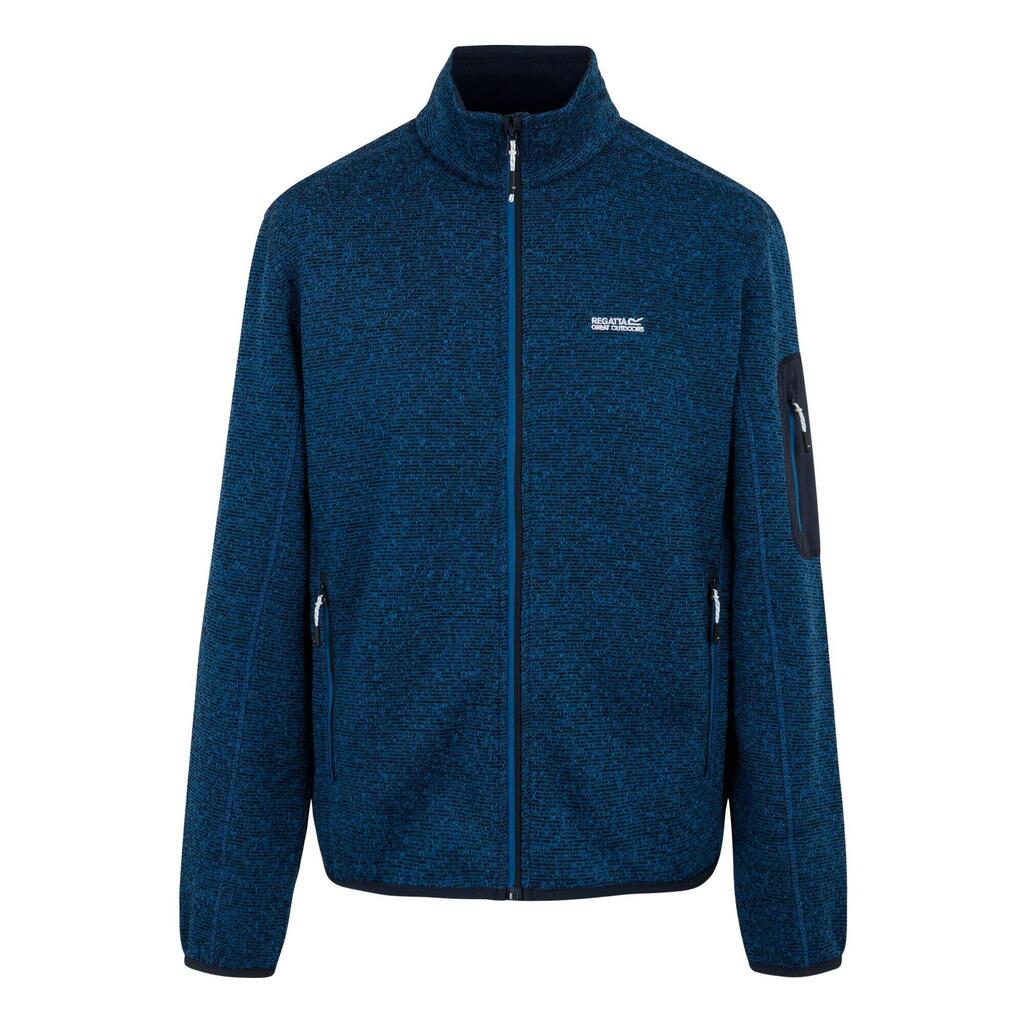 Mens Newhill Marl Full Zip Fleece Jacket (Snorkel Blue)