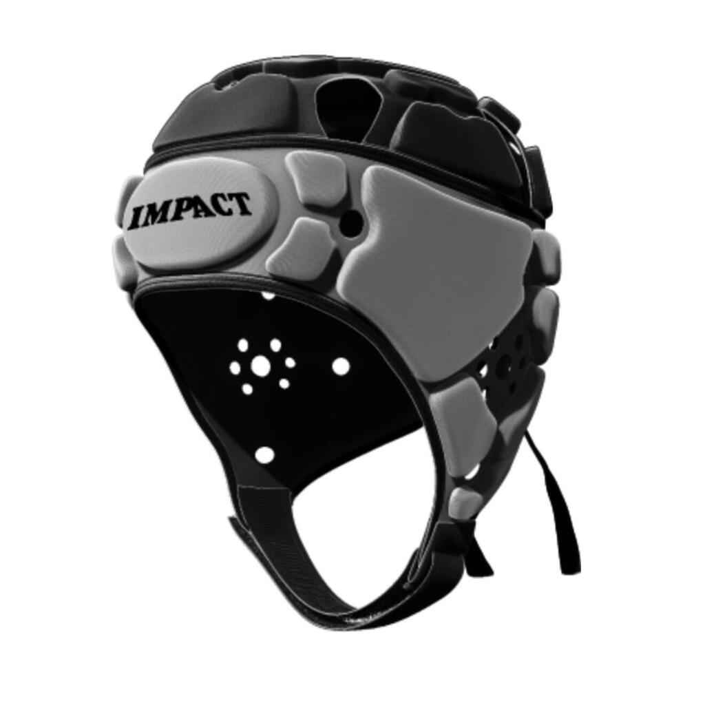 Impact Brumby Rugby Headguard Grey and Black