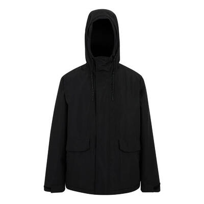 Heren sterlings geïsoleerde waterdichte jas (zwart)