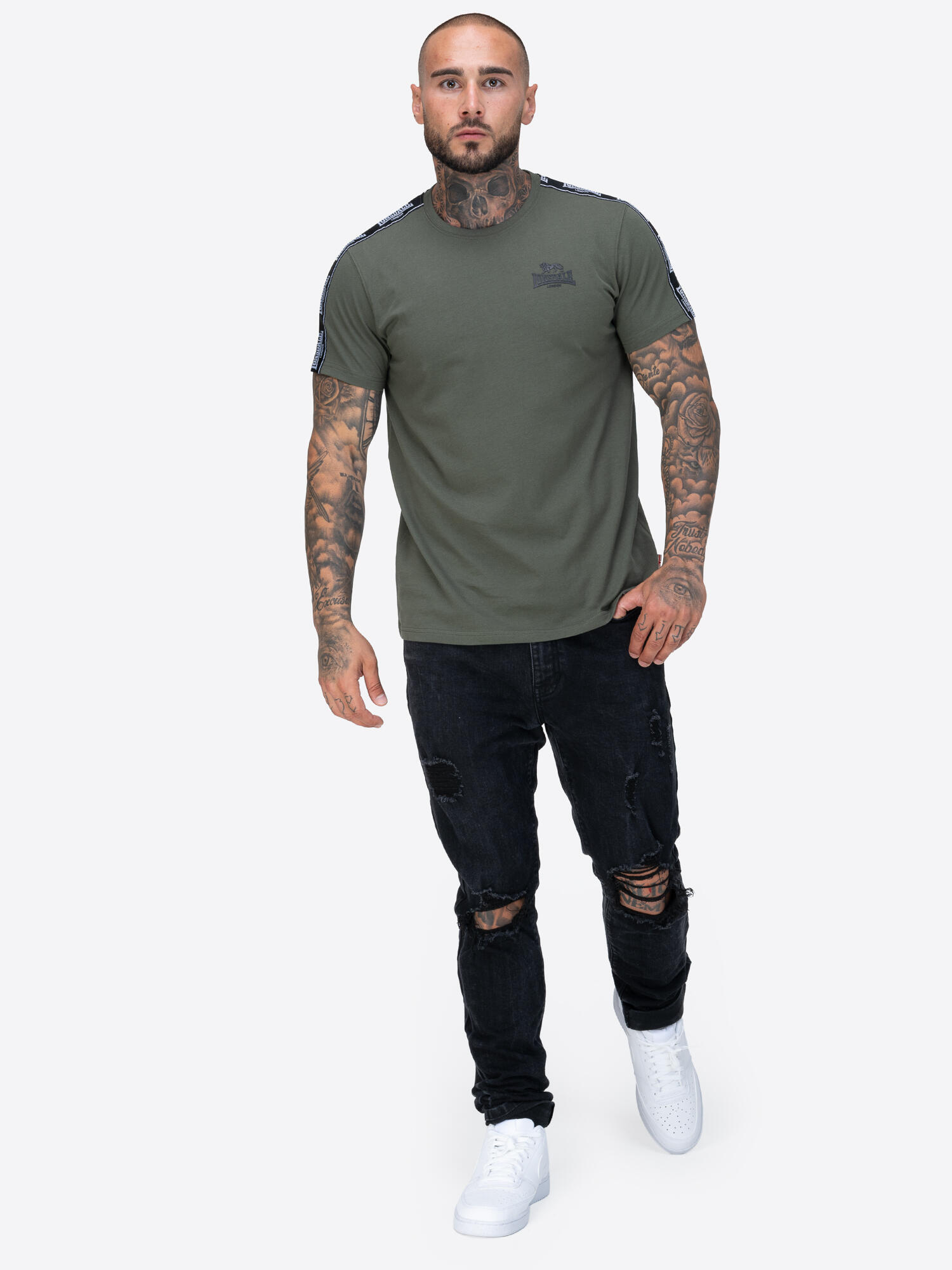 LONSDALE Herren T-Shirt normale Passform BRINDISTER 3/6