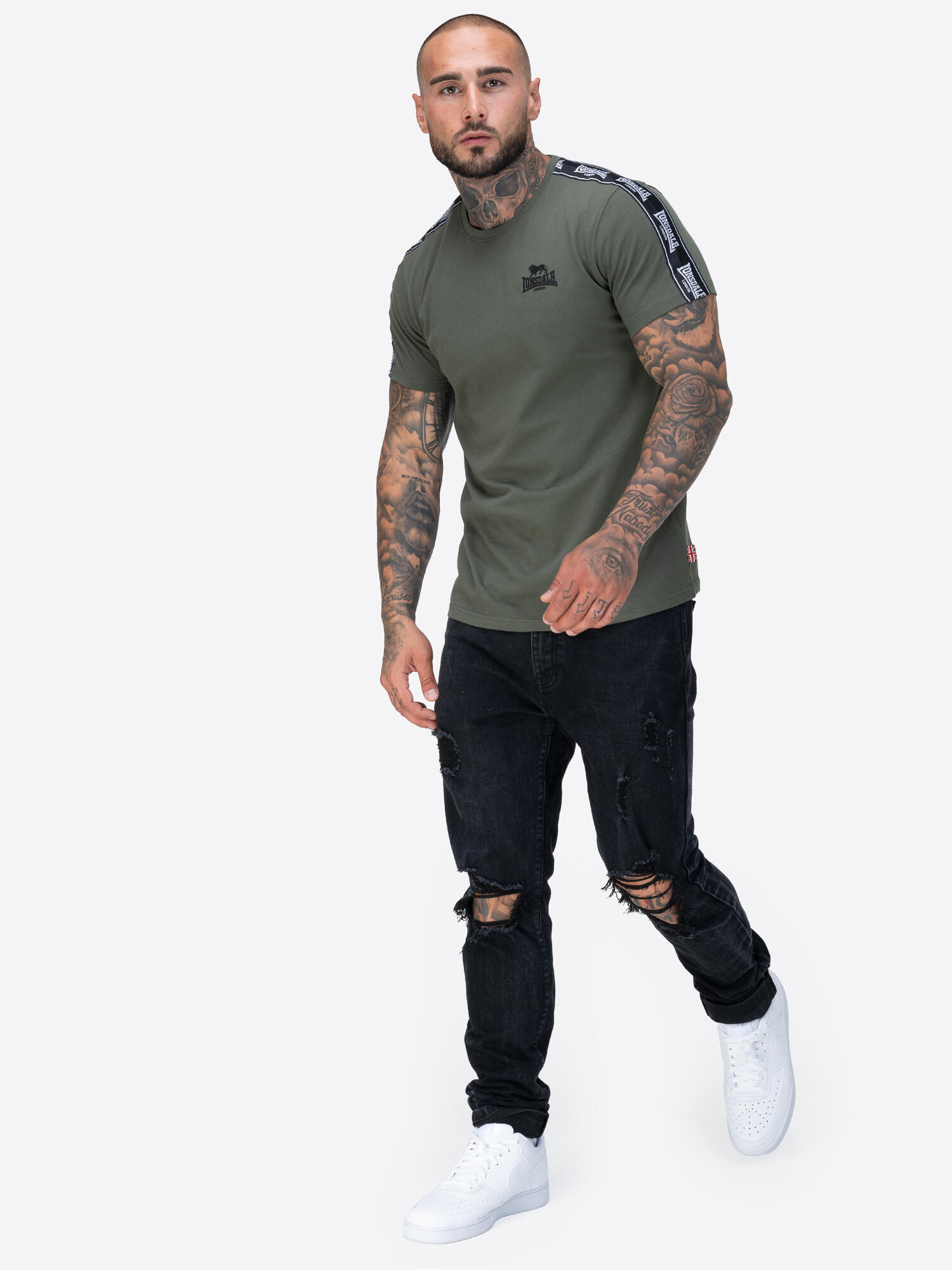 LONSDALE Herren T-Shirt normale Passform BRINDISTER 4/6