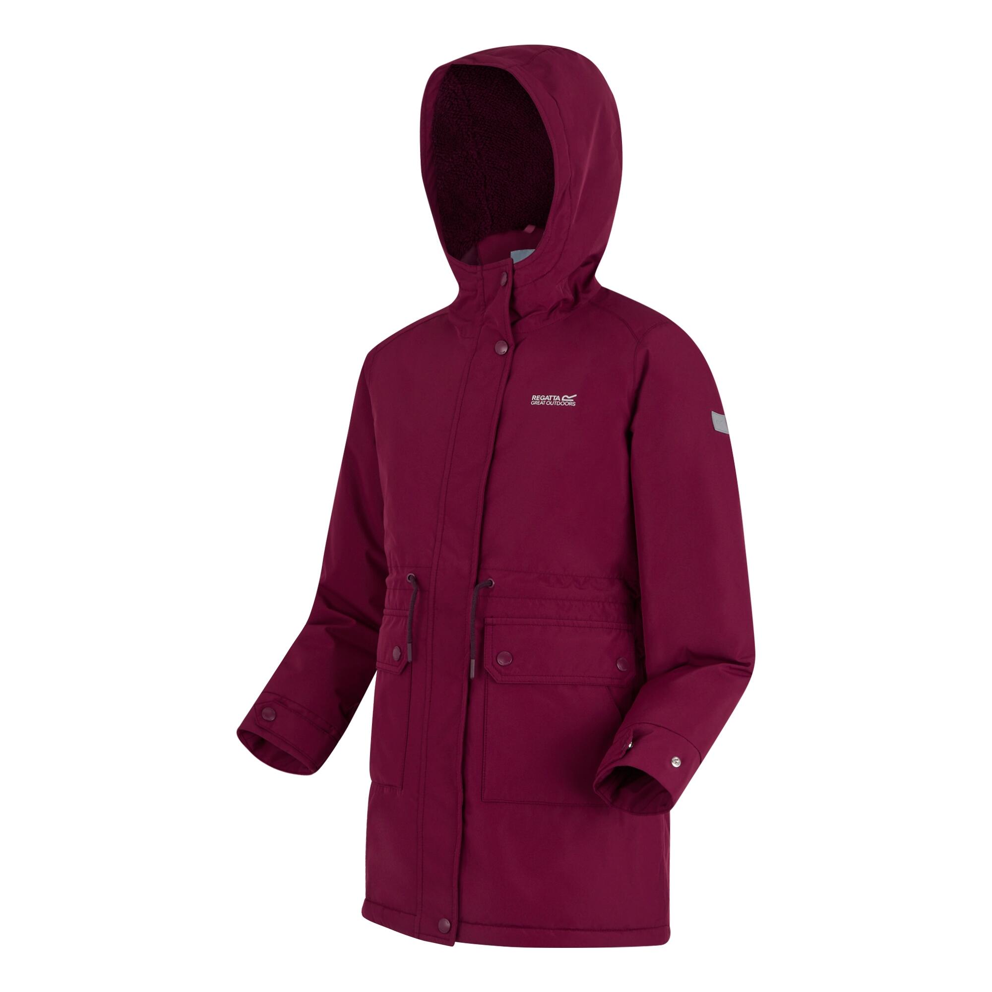 Veste Imperméable VALENTA Enfant (Rouge Sombre) 3/5