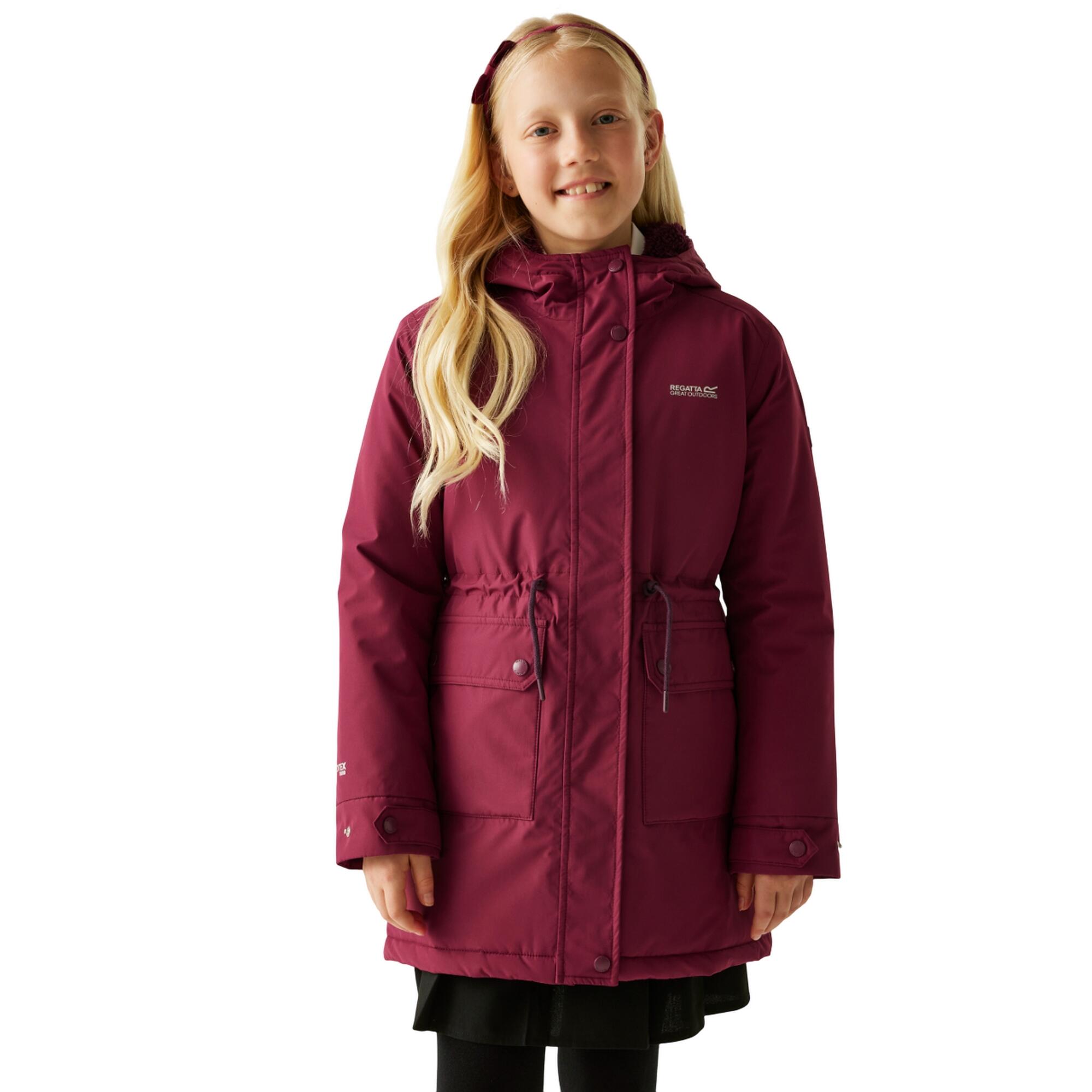 Veste Imperméable VALENTA Enfant (Rouge Sombre) 4/5