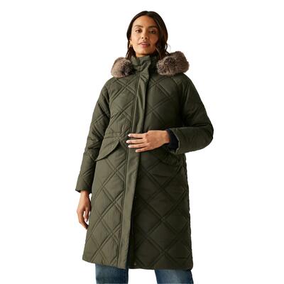 Dames freyla gewatteerde jas (marine)