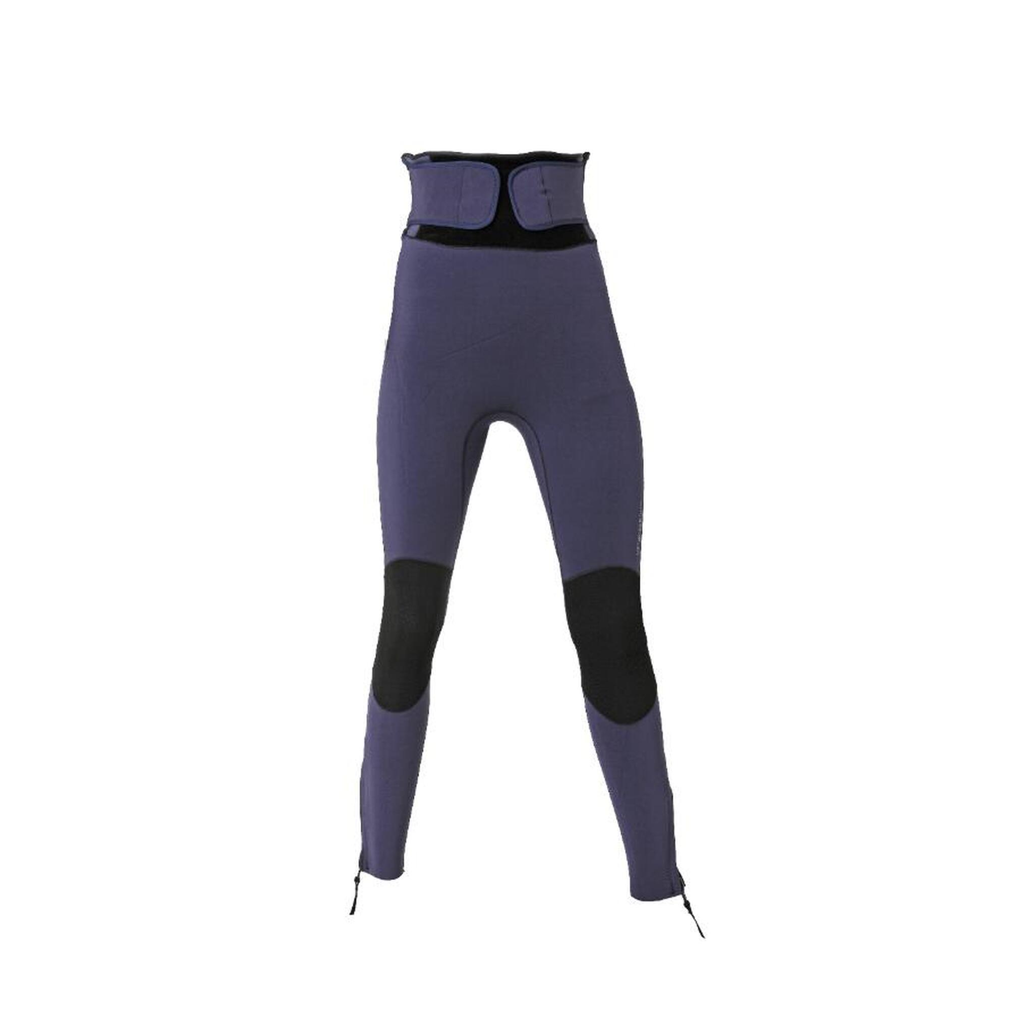 Ocean Step - 3/2 Optimizer - Pantalon Néoprène Femme - Pantalon Néoprène - Bleu|violet - 40 M - Decathlon