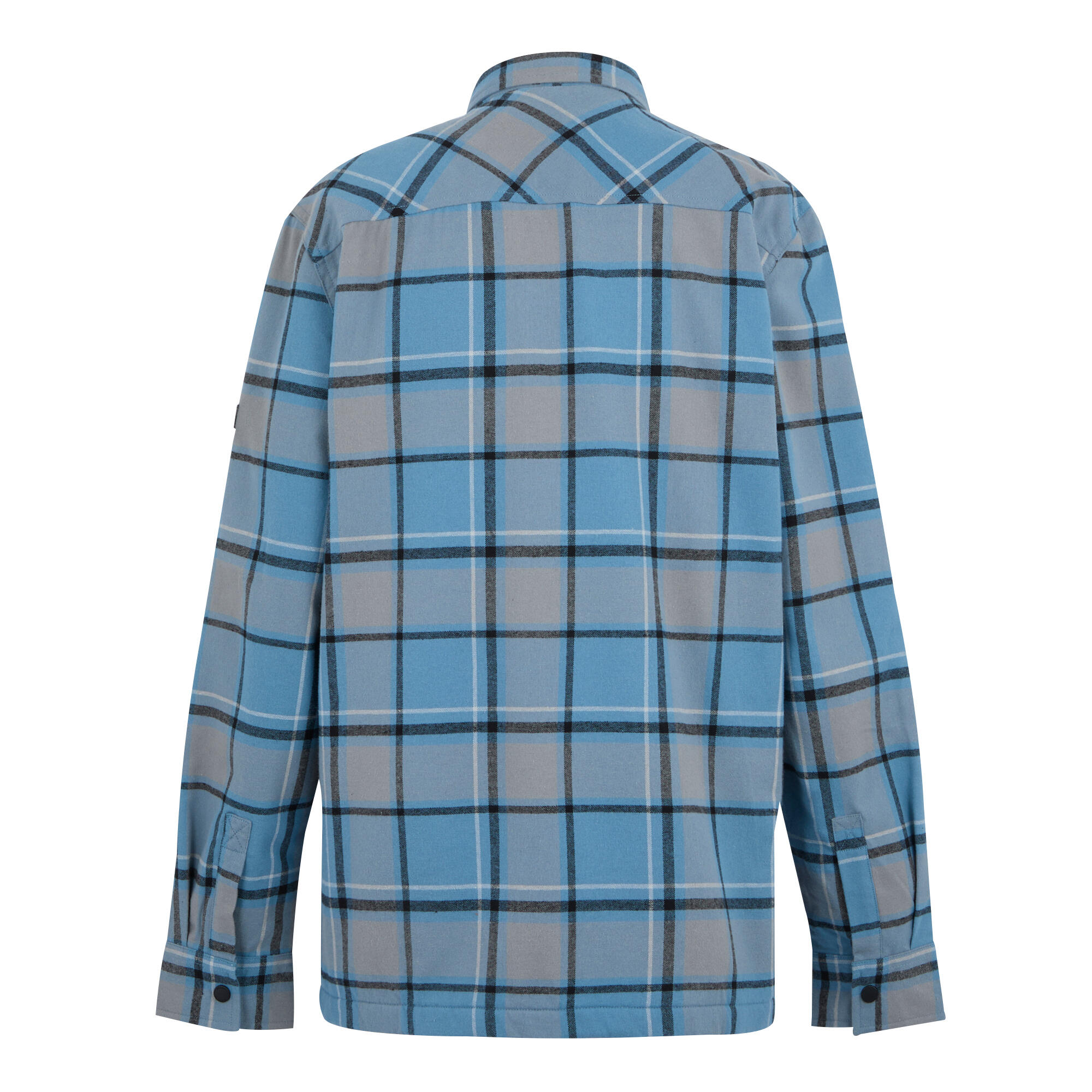 Geruite overhemd heren Spennith (Grijs/Blauw) 2/5
