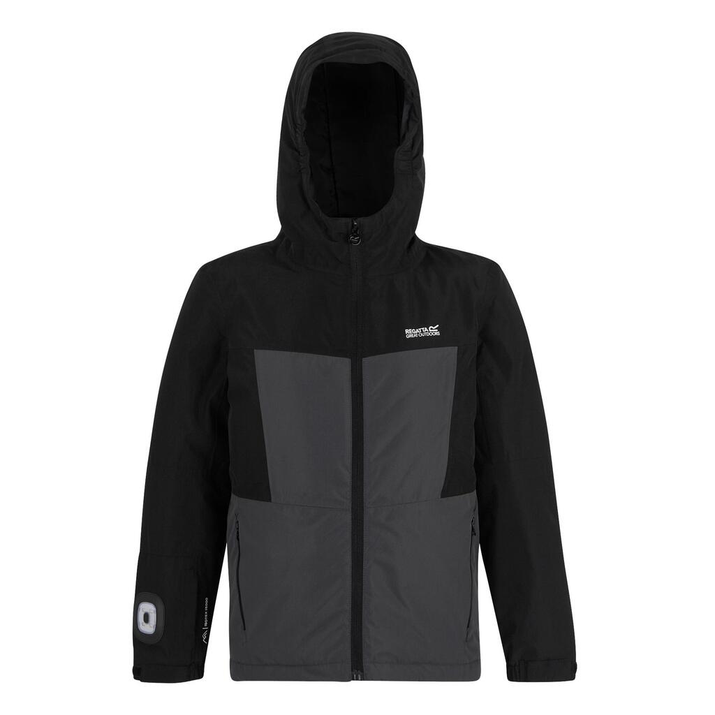Childrens/Kids Beamz Insulated Waterproof Jacket (Black)