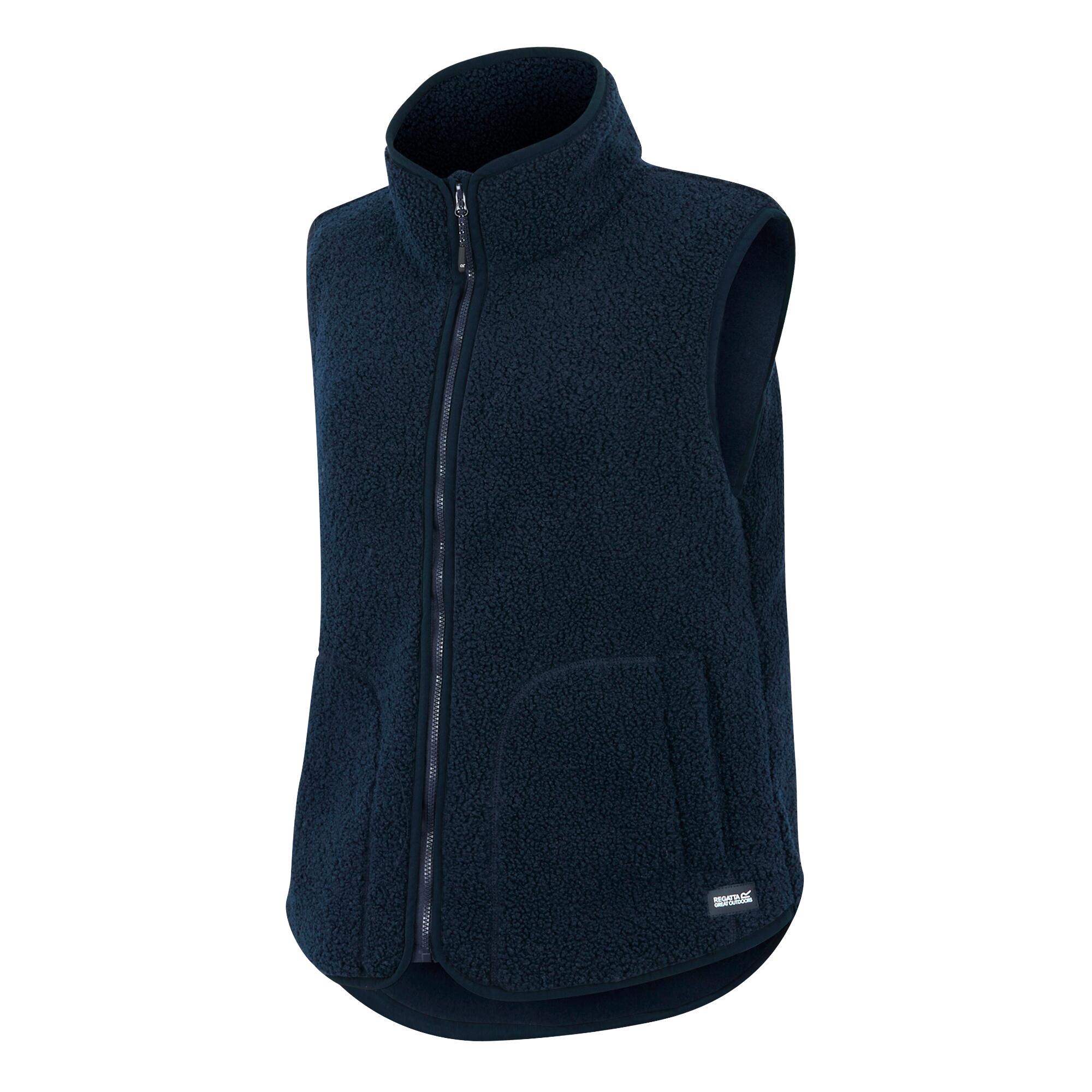 Womens/Ladies Frankie Borg Body Warmer (Navy) 3/5