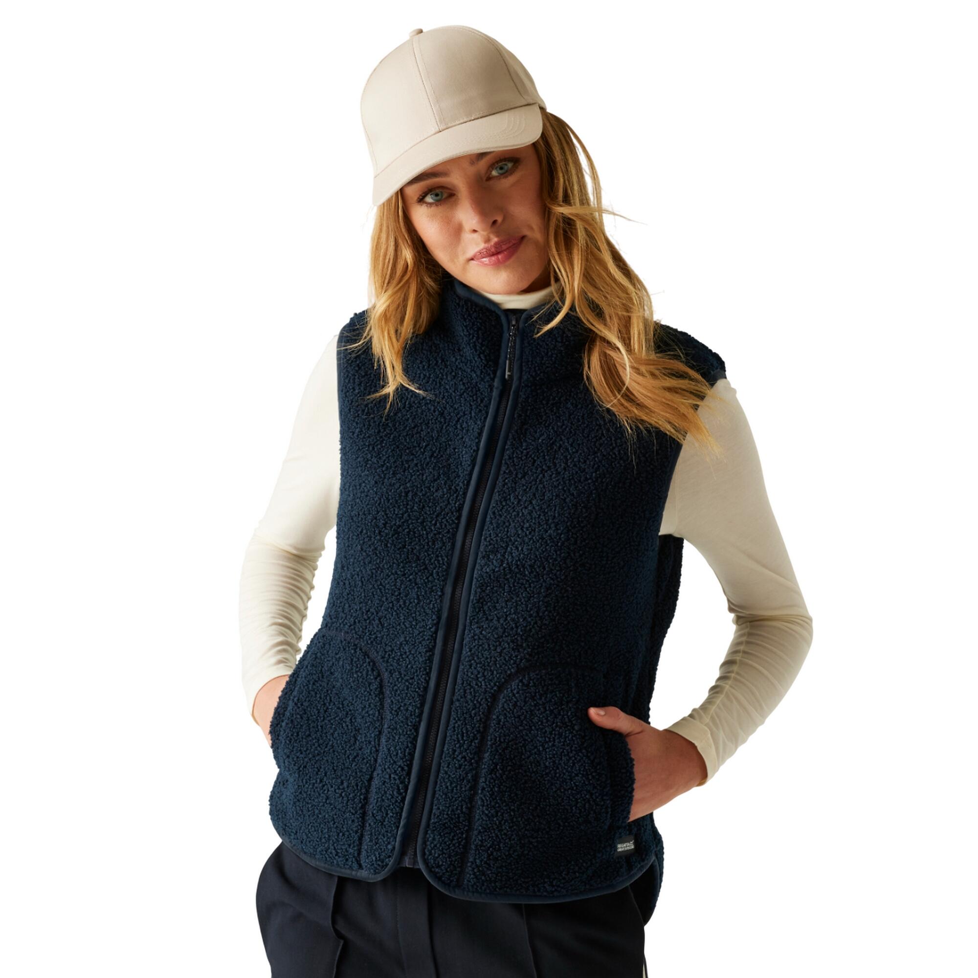 Womens/Ladies Frankie Borg Body Warmer (Navy) 4/5