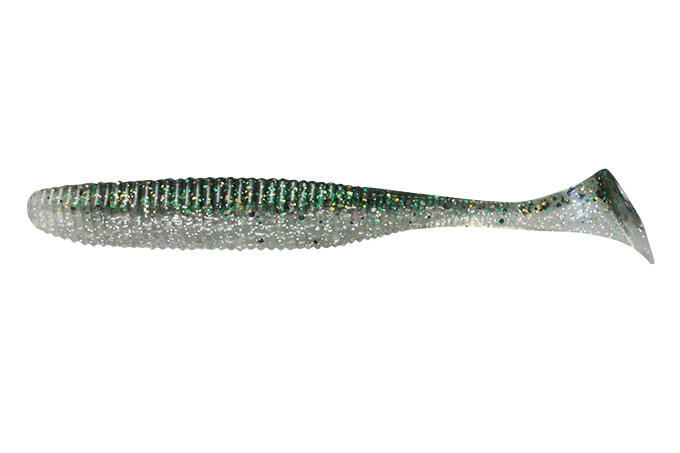 SHAD JACKALL RHYTHM WAVE 3,8 INCH DARK THUNDER/CS 7 BUC / PLIC