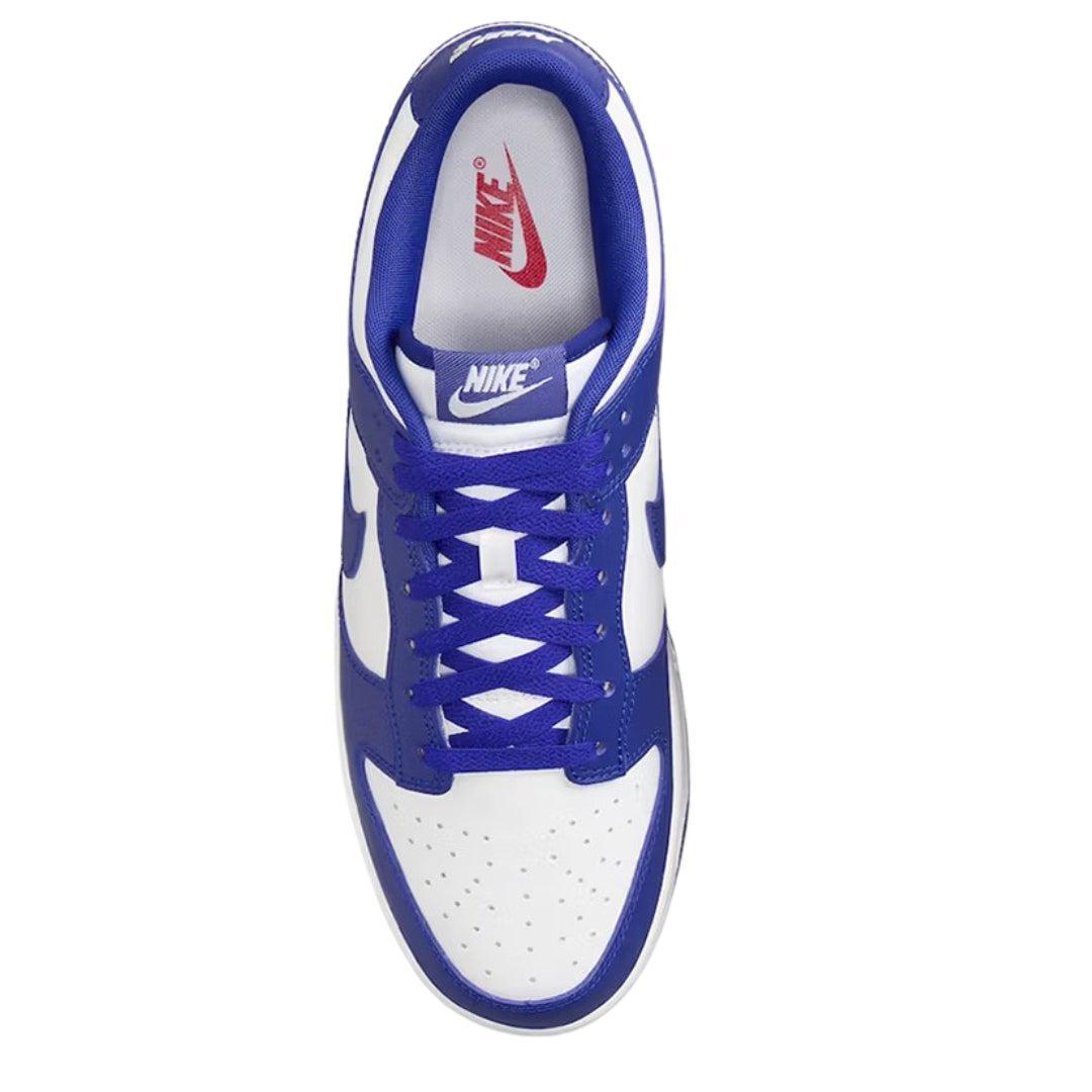 "Dunk" Retro Sneaker für , Leder Herren Blau/Weiß 3/3