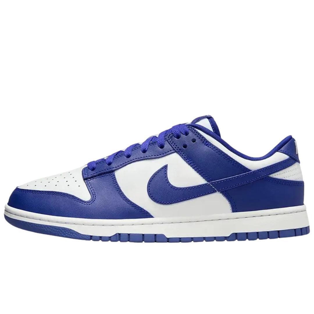 "Dunk" Retro Sneaker für , Leder Herren Blau/Weiß 2/3