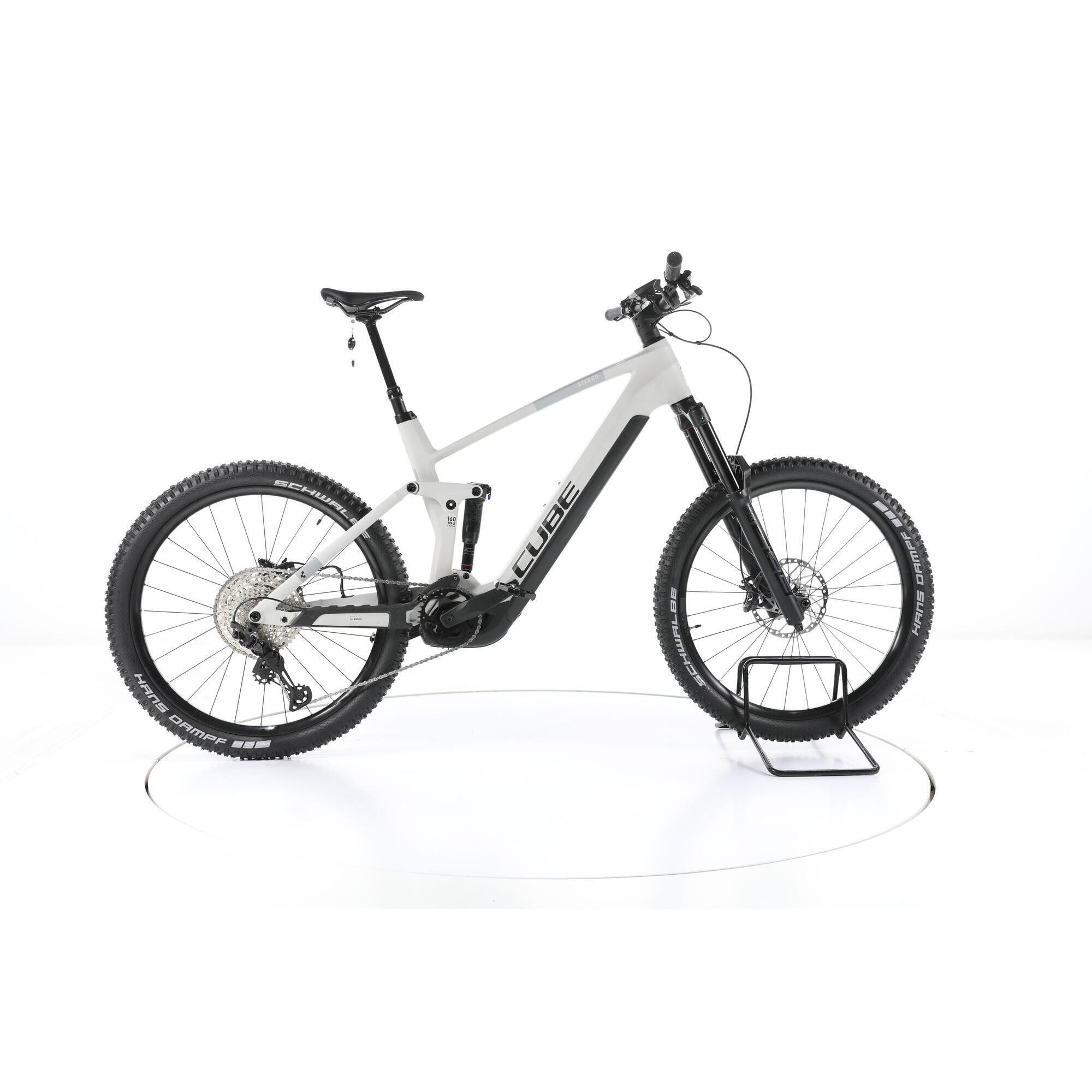 Cube - Reconditionné - Cube Stereo Hybrid 160 Hpc Slx Vélo Vtt Carbon  - Très Bon - Vélo Tout Terrain - Blanc - 48 Xl - Decathlon